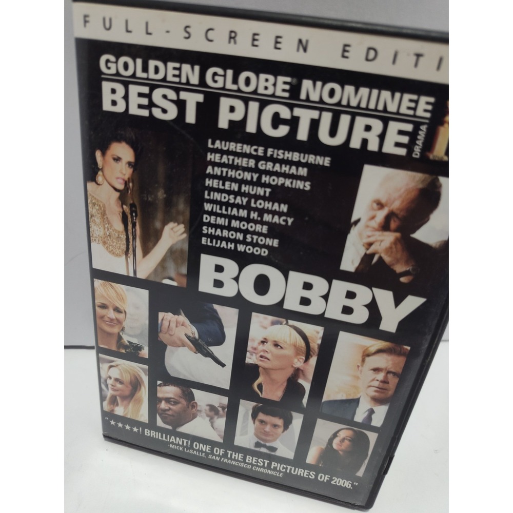 Bobby Full Screen DVD Ships Same Day With Tracking
